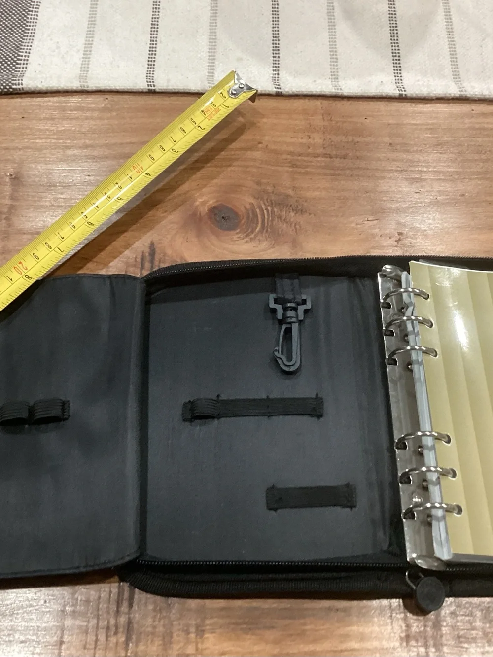 Black Travel Organizer Bag